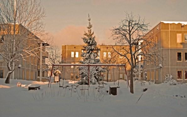 Betongrepärätionernä Under hösten har Dipart utfört betongreparationer av fasader, balkonger och pelare i föreningens bostadshus.