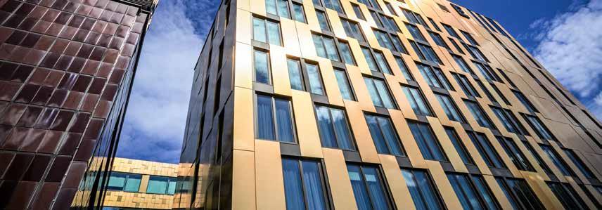 20 MARKNADER Uppsala FÖRVALTNINGSBERÄTTELSE # 6 POSITION I UPPSALA, KVM 3 030 FASTIGHETSVÄRDE, MKR Uppsala Gate, fastigheterna Kungsängen 10:1 och 10:2, invid resecentrum i Uppsala.