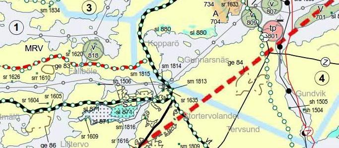 I landskapsplanen har planområdet anvisats som ett jord- och skogsbruks-/frilufts-/rekreationsområde (MRV).