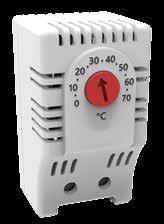 TERMOSTATER Termostat Driftemperatur från - C till 8 C IP Montering på 5 mm
