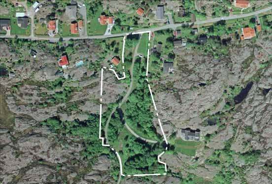 3/7 Planområde Vägen Andalen Planområdets avgränsning. Geotekniska förhållanden och markradon Undergrunden består av lera. Över leran kan finnas ett lager av svallsand.