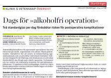 Interaktion cancerbehandling Operationskomplikationer Meta-analys av 55