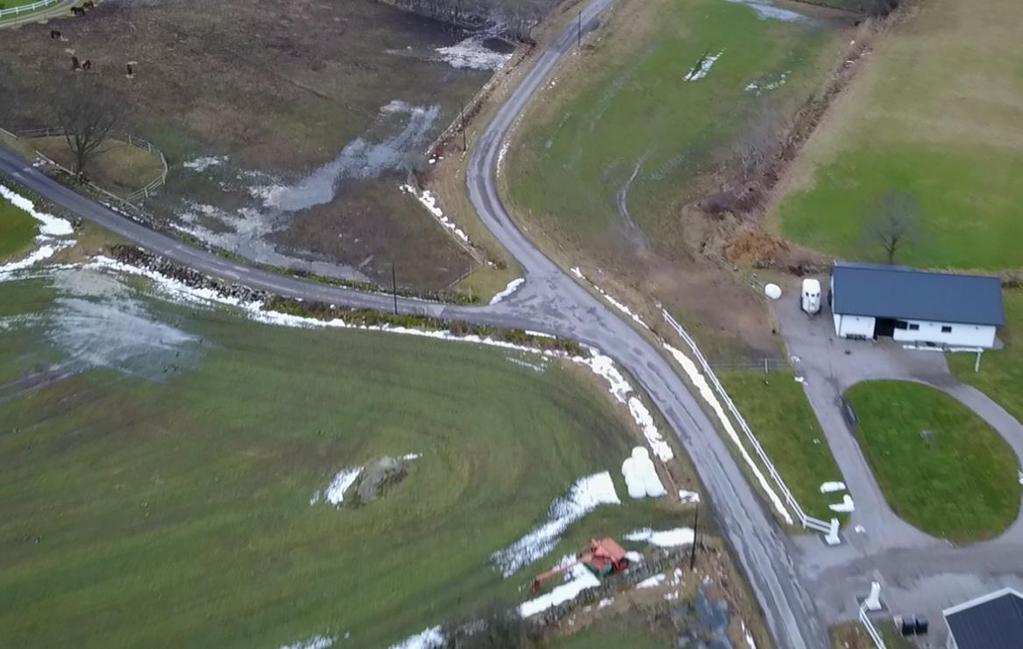 Generellt räcker det med mötesplatser med så pass små trafikmängder som förekommer här.