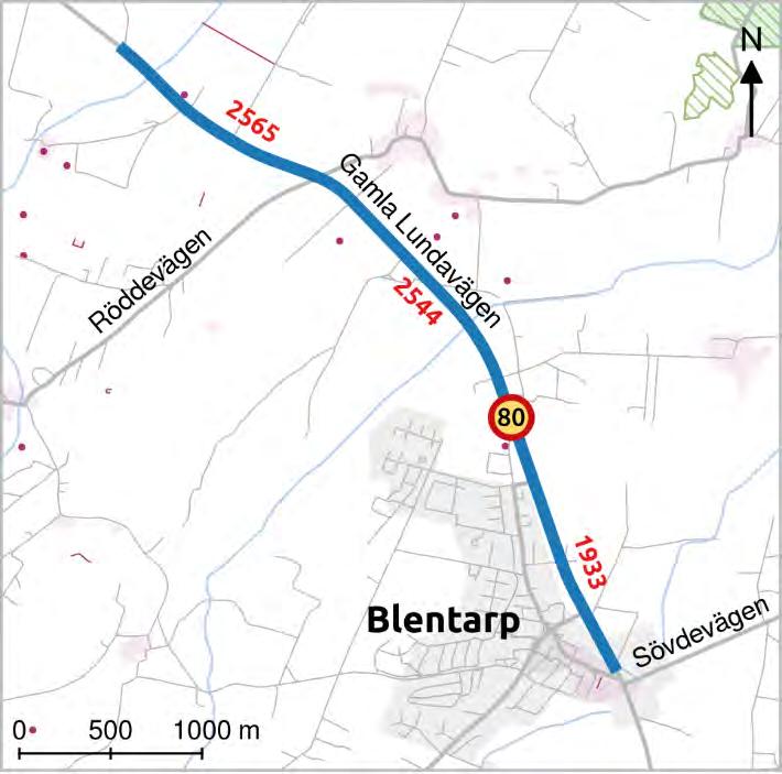 Blentarp - Hemmestorp Berörda kommuner: Sjöbo kommun Objektsid för kartreferens: 115 Öppet för trafik: Mellan 2027 och 2029 Ungefärlig kostnad: 0 miljoner kronor varav kommunen står för hälften.