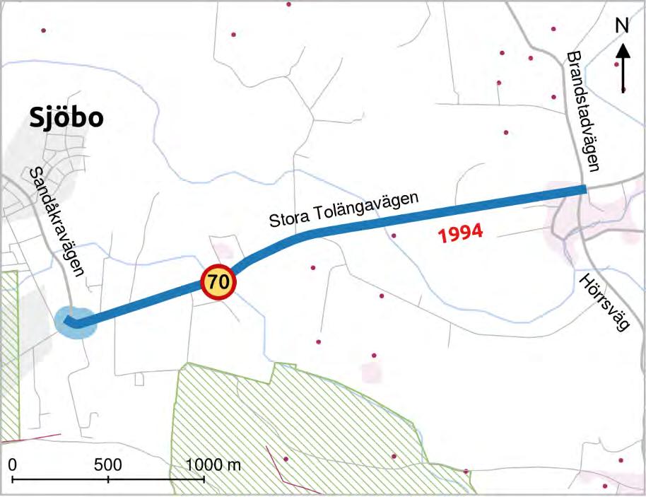Sjöbo - Tolånga Berörda kommuner: Sjöbo kommun Objektsid för kartreferens: 117 Öppet för trafik: Mellan 2024 och 2026 Ungefärlig kostnad: 6 miljoner kronor varav kommunen står för hälften.