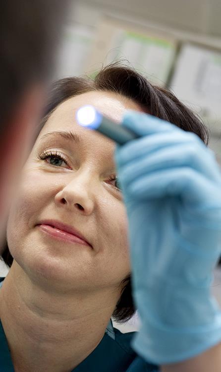 Neurokirurgiska patienter i HNS-området samt sjukvårdsdistriken Södra Karelen, Kymmenedalen och Päijänne-Tavastland.