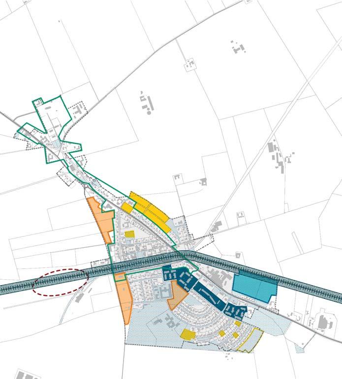 GÄRSNÄS Planreserv 50 enbostadshus (friliggande) alternativt mindre lägenheter + 4 ha för näringsverksamheter Utbyggnadsområde 40 enbostadshus (friliggande) alternativt mindre lägenheter 1 FÖRSLAG