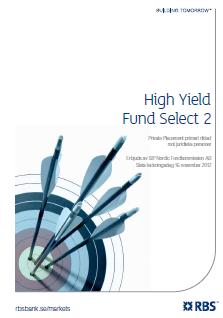 High Yield Fund Select 2 (5 År) Exponering med 100% deltagandegrad mot ett index bestående av