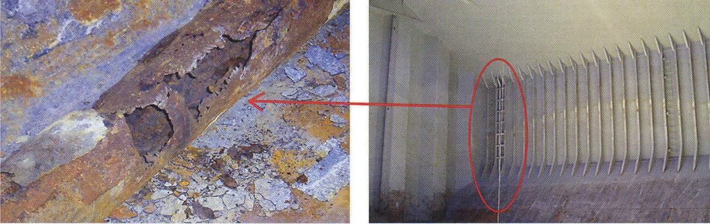 6 (5) 2007-10-26 Man fann ett stort antal defekta kolvringar och ett hårt slitage på cylinderfoder och kolvringsspår. Man fann också hål i avluftningsrör till bunkertankarna. Dessa rör gick bl.a. genom lastrummet.