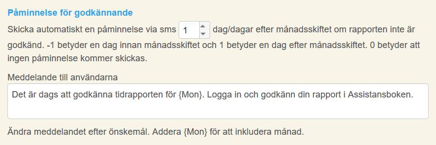 Om du har ställt in inställningar för jour så kommer jour automatiskt läggas till på pass med arbetstyperna Assistans och Vikarie under de angivna tiderna.