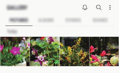 Appar och funktioner Galleri Inledning Visa bilder och videor som är lagrade på enheten. Du kan även hantera bilder och videor efter album eller skapa berättelser.