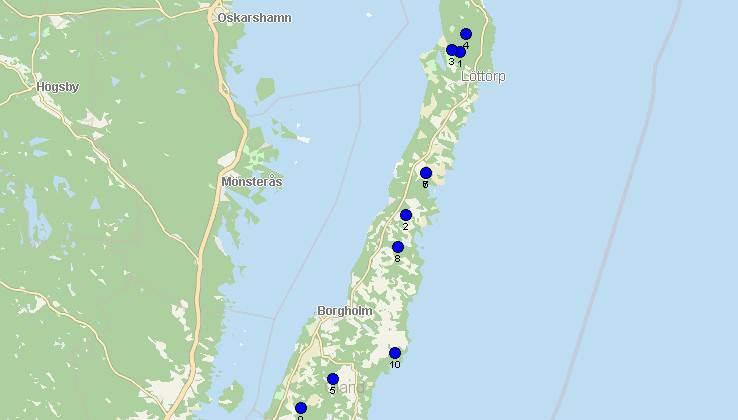 Lantbruksfastigheter Datum: 2018-09-30 Karta Köpinformation # Kommun Fastighet Typkod Areal-ha Kr/areal-ha Taxv SKV% JBRV% BOV% Övrig% Pris Köpedatum K/T 1 Borgholm VEDBORM 3:76 120 9 159377 941 0 50