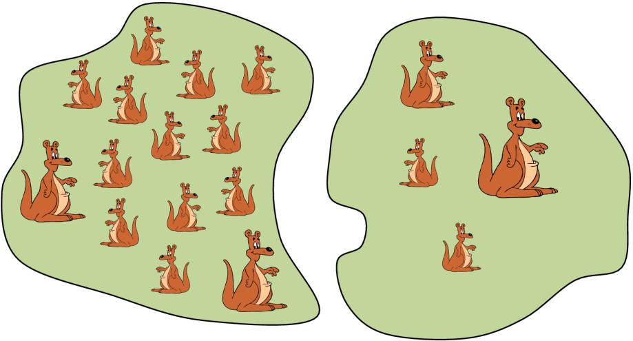 sida 1 / 8 3 poäng 1. Hur många kängurun måste man hoppa från en park till den andra för att det ska finnas lika många kängurur i båda parkerna? (A) 4 (B) 5 (C) 6 (D) 8 (E) 9 2.