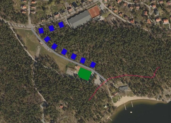 Sida 6 (9) parkeringen vid Solviksbadet. Ålstens Skogsväg kan då frigöras från biltrafik.