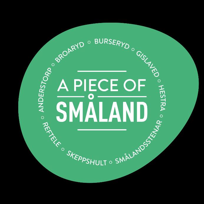 A PIECE OF SMÅLAND Vår kommuns platsvarumärke! En del av Småland, det är just vad vi är med alla våra orter vilka tillsammans bildar Gislaveds kommun.