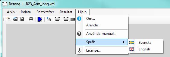 7.3 Språk Programmet
