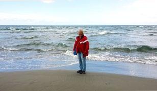 Naturligtvis passade vi på att gå ut på udden Grenen längst i norr, där Skagerak och Kattegatt möts med minst sagt gropig sjö.
