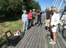 Sju båtar deltog från starten, två vände hemåt i Helsingfors för att hinna tillbaka i tid för jobb, en tog sig över till Tallinn på hemvägen.