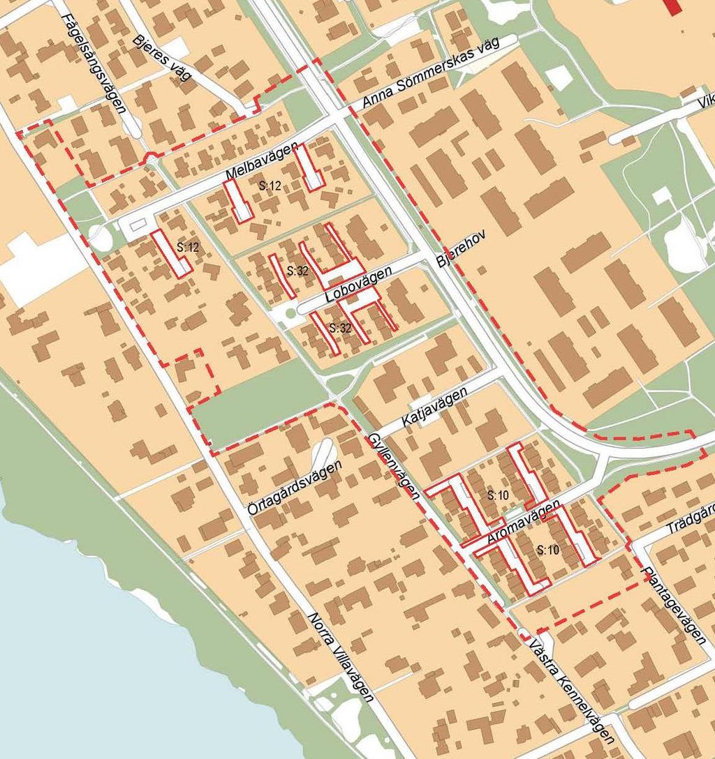 Allmänna gator samt kvartersgator (samfälligheter) inom planområdet. Gång- och cykeltrafik Planområdet har ett väl utbyggt nät med gång- och cykelvägar.