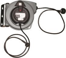 Max. 2000W Slangrulle Luft/vatten 15m x
