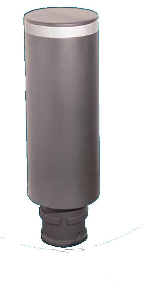 pulverlackerat ytskikt (RAL7016 standard) Reflextape Klass II (vit) FIXATOR