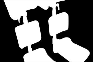 l. 2 - Sharky Pro Bredd x djup = 160 x 220 mm 153086 Fotöd helt l.
