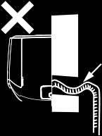 Kapa aldrig kabeln för att förlänga eller förkorta den. Fas fem: slutför rörinstallationen 1.