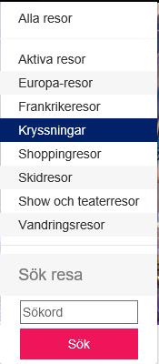 Välj en egen toppbild, den överrider då standardbilden. Skriv en rubrik och en informationstext.