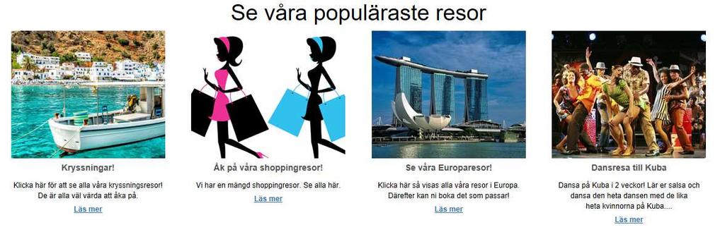 Man kan också markera gruppen som aktiv eller inaktiv på startsidan. Det är bra att kunna sätta den som inaktiv om man temporärt vill ta bort den från hemsidan utan att behöva radera allting.
