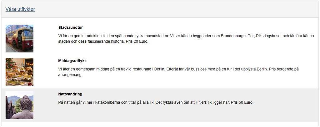Det kan hända att man vill visa mer än en bild under t.ex.