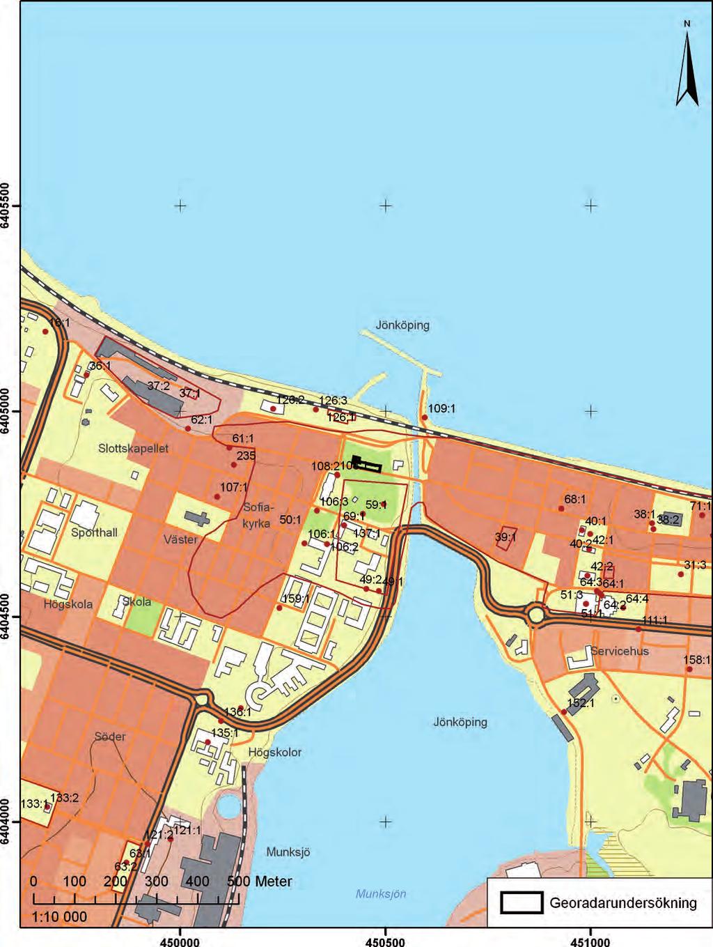 figur 1. Utdrag ur den digitala fastighetskartan.
