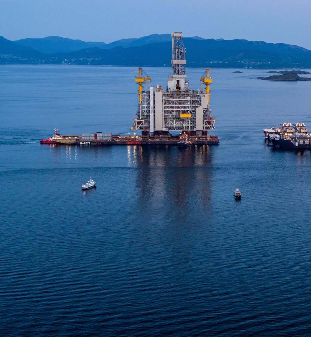 STRATEGISK RAPPORT Verksamheten Johan Sverdrup är ett av de viktigaste industriella projekten i Norge under de närmaste 50 åren Ett viktigt år av installationer för Johan Sverdrupprojektet 2018 har