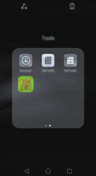 Installera appar Appdelning med hjälp av Wi-Fi Direct stöds endast när både avsändaren och mottagaren använder Huawei-telefoner. 1 Aktivera Bluetooth på båda telefonerna och para ihop dem.