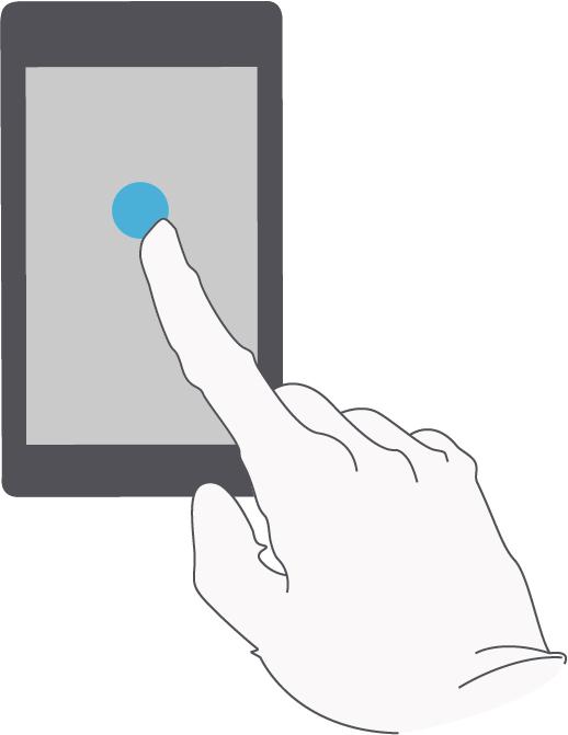 Använda telefonen med handskar Tips och trick Med handskläget aktiverat kan du enkelt fortsätta att använda telefonen även i de kallaste vädren.