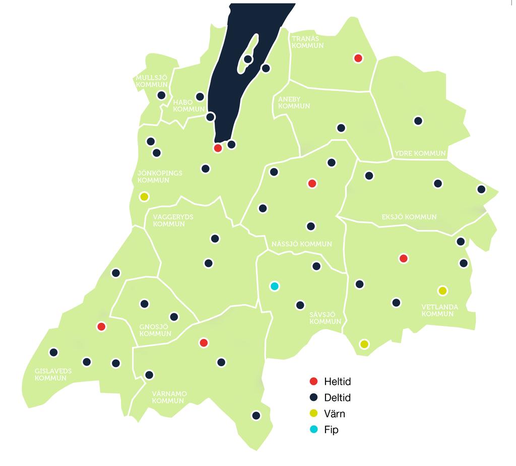 Sammanfattning RäddSam F är ett unikt samarbete mellan 14 kommuner inom Jönköpings län och Ydre kommun.