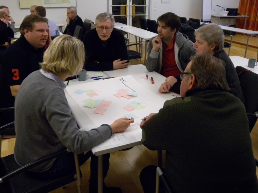 Arbete i grupper: Grupp 1 Deltagare Gruppledare: Christel Wohlin, Gatukontoret Gert Ask, Tekniska nämnden och Samhällsbyggnadsnämnden Carl-Anders Lillås, Samhällsbyggnadsnämnden Berit Lundström,