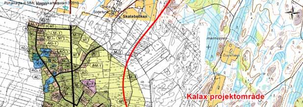 FCG DESIGN OCH PLANERING AB KALAX VINDKRAFTSPARK 116 (212) rätten har överflyttats till AO-, AO-1-, AO-2-, och AM-områden. Nybyggnation skall anpassas till befintlig bebyggelse.