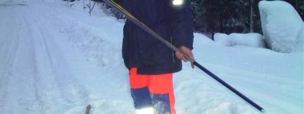 Det är dock enbart under december 2003 som tjälgränsen gått att avläsa.
