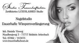 26 Telefon 07131/970074 www.teppiche-vosogh.de 74223 Flein bei Heilbronn Haigernäcker 10 07131 572617 Fax 07131 580375 www.galabau-lorch.de Wir machen das.