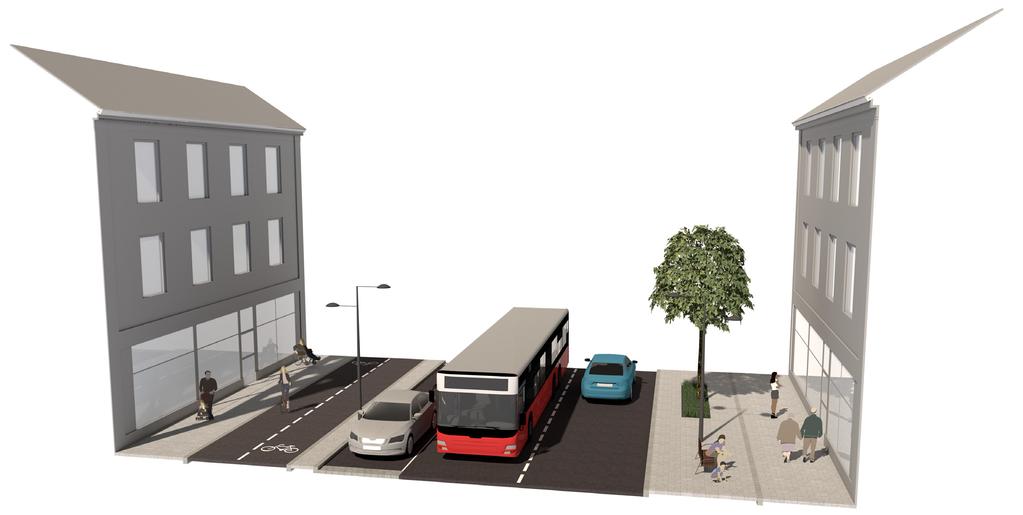 Parkering, lastning och lossning Kantstensparkering, personbil Kantstensparkering för personer med nedsatt rörelseförmåga Cykelparkering Last- och lossningsplats Motorfordonstrafik Grundmått körbana