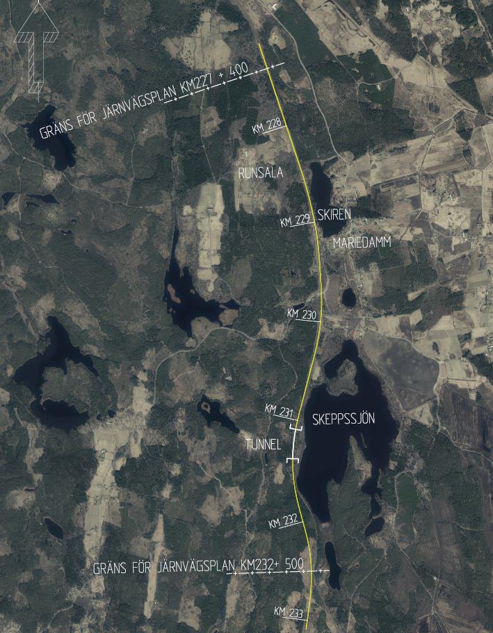 Handling nr 7043-12-080 GODSSTRÅKET DELEN DUNSJÖ-JAKOBSHYTTAN 5 (22) Titel Dokumentsdatum Teknisk PM, Geoteknik 2017-02-20 Projektnummer Ärendenummer 150011 TRV 2015/78114 Rev datum 1 Objekt På