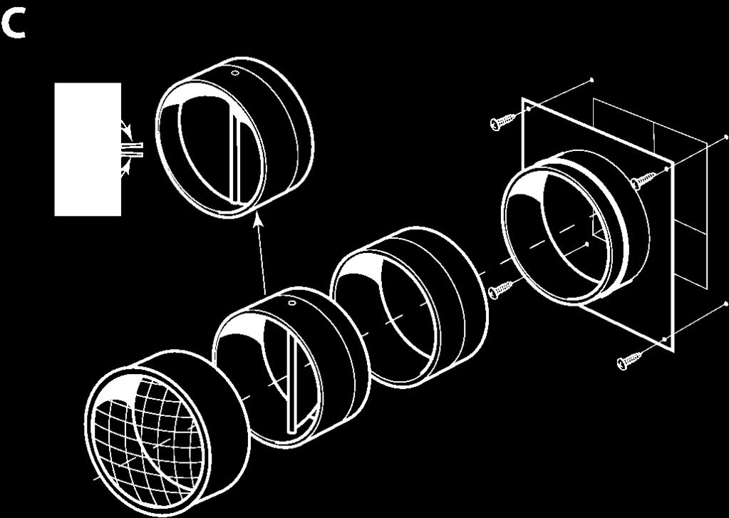 Övriga läckor Övriga ventilations läckor, till exempel vid takgenomföringar, entrétak eller gavelspetsar tätas efter bästa förmåga och med lämpligt material.