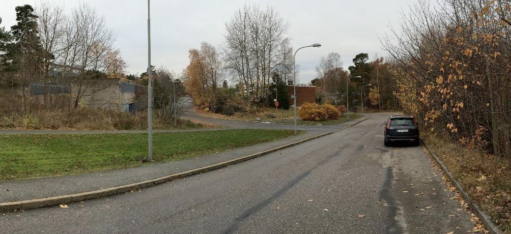 grusplan i mitten.