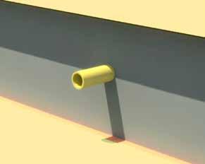 C/C- avstånd mellan infästningselementen ska vara max 150 mm, detta gäller både vertikalt och horisontellt. Alla skivskarvar ska vara understödda och max regelavstånd får vara 600 mm.