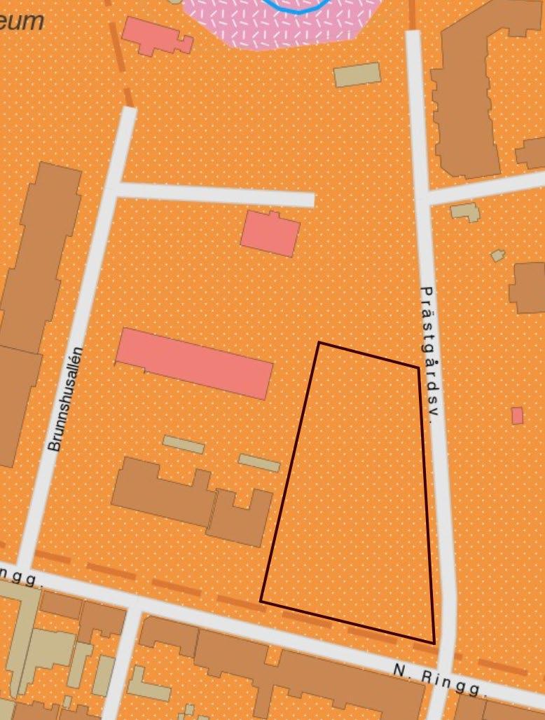 8 (17) Rev. Figur 3 Visar urklipp ur jordartskarta från SGU.