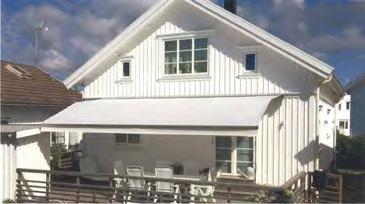Valet av korrosionsbeständiga och slitstarka material ger oss möjligheten att erbjuda en driftsäker markis. Profilerna är i naturanodiserat aluminium för att stå emot väder, vind och rost.
