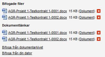 Bilagor Det finns ingen begränsning på antalet bilagor som kan läggas till ett meddelande. Däremot finns det en maxgräns på filstorlek, vanligtvis 10 Mb.