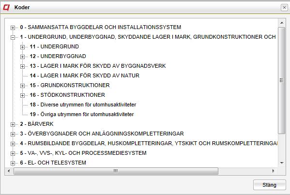 Kodstruktur gör det möjligt att lägga till en lista med värden ordnade som en hierarki med obegränsat antal nivåer.