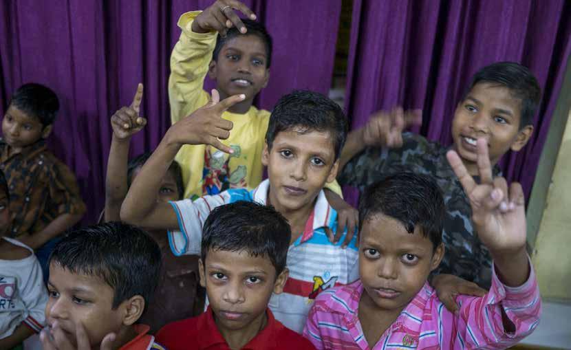 Foto: Mattias Davén Korttidsboende för järnvägsbarn, Indien På järnvägsstationerna i Indien finns tusentals barn från tre år och uppåt som har blivit utsparkade, övergivna eller som har rymt från