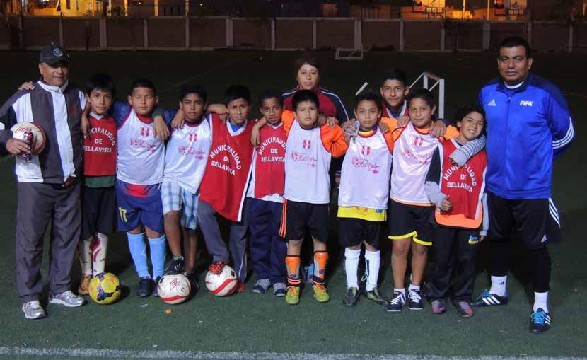 Foto: EFKs arkiv Fotbollsskola räddar barn från gatan, Peru I Peru, liksom i många andra länder, finns ett stort behov av sysselsättning för utsatta barn för att undvika att de hamnar på gatan.